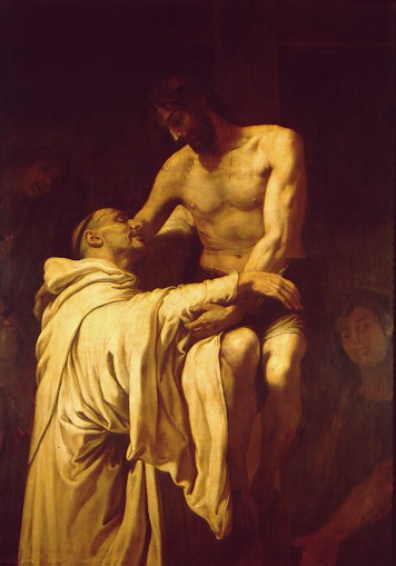 Cristo abrazando a San Bernardo